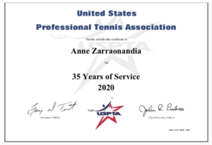 USPTA Elite Tennis Professional