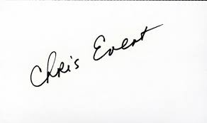 Chris Evert Autograph