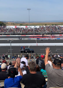 Drag racing crowd