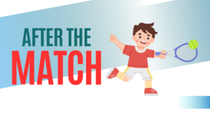 After the Junior Team Tennis Match